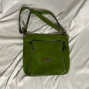 TIGNANELLO Medium Leather Crossbody Shoulder Bag w/ Organizer